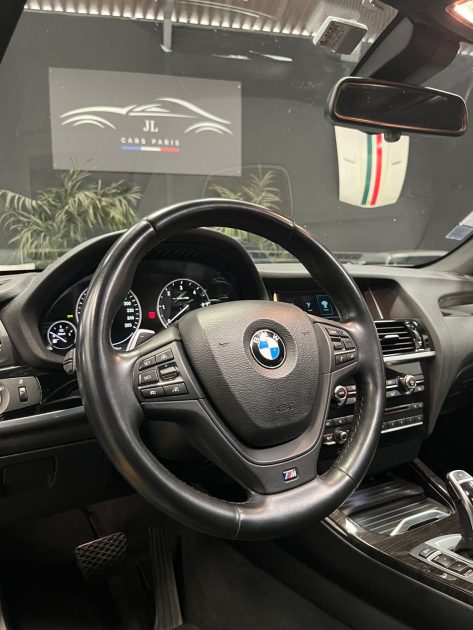 BMW X3 35D PACK M 3.0 313CH (TOIT OUVRANT,ATTELAGE,SIÈGES ÉLECTRIQUES CHAUFFANTS,SONO HARMAN KARDON)