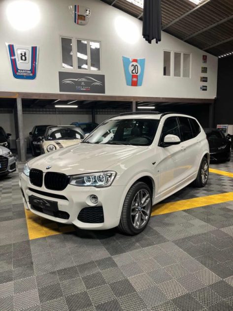 BMW X3 35D PACK M 3.0 313CH (TOIT OUVRANT,ATTELAGE,SIÈGES ÉLECTRIQUES CHAUFFANTS,SONO HARMAN KARDON)