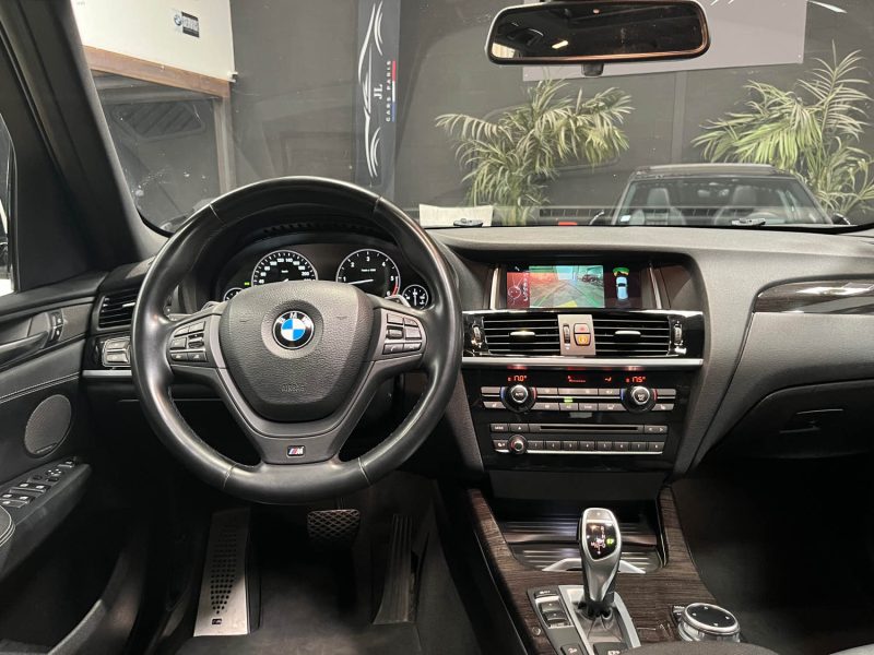 BMW X3 35D PACK M 3.0 313CH (TOIT OUVRANT,ATTELAGE,SIÈGES ÉLECTRIQUES CHAUFFANTS,SONO HARMAN KARDON)