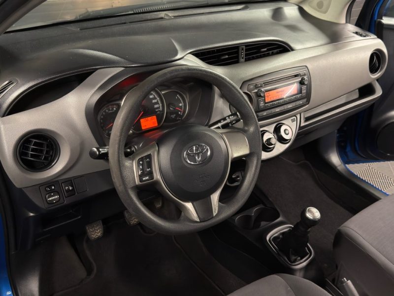 TOYOTA YARIS III PHASE 2 1.0 VVTI 69Cv 5 PORTES / CRIT'AIR 1 - GARANTIE 1 AN
