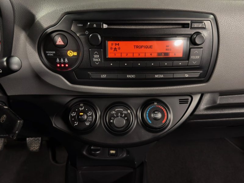 TOYOTA YARIS III PHASE 2 1.0 VVTI 69Cv 5 PORTES / CRIT'AIR 1 - GARANTIE 1 AN