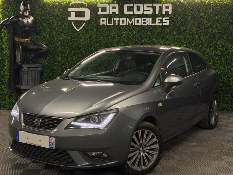 SEAT IBIZA 4 IV PHASE 2 SC 1.2 TSI 105 Cv 1ERE MAIN / ECRAN TACTILE CRIT AIR 1 - GARANTIR 1 AN