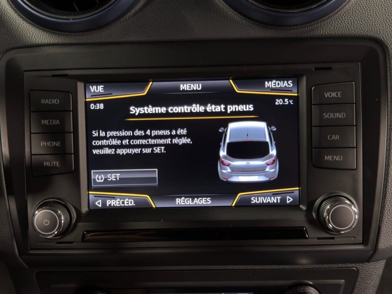 SEAT IBIZA 4 IV PHASE 2 SC 1.2 TSI 105 Cv 1ERE MAIN / ECRAN TACTILE CRIT AIR 1 - GARANTIR 1 AN