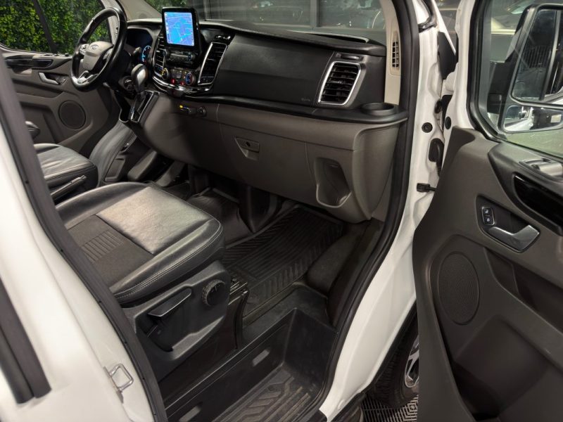 FORD TRANSIT CUSTOM (2) FOURGON 2.0 ECOBLUE 130 Cv L2H1 BOITE AUTO APPLE & ANDROID - GARANTIE 1 AN