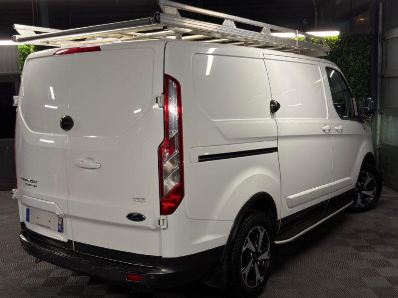FORD TRANSIT CUSTOM (2) FOURGON 2.0 ECOBLUE 130 Cv L2H1 BOITE AUTO APPLE & ANDROID - GARANTIE 1 AN
