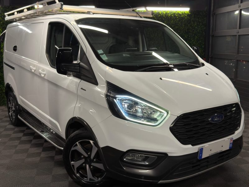 FORD TRANSIT CUSTOM (2) FOURGON 2.0 ECOBLUE 130 Cv L2H1 BOITE AUTO APPLE & ANDROID - GARANTIE 1 AN
