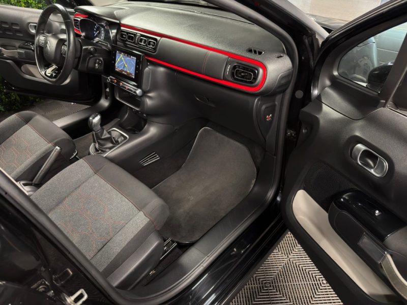 CITROEN C3 II SHINE 1.2 82 Cv 1ERE MAIN APPLE CARPLAY & ANDROID AUTO ECRAN TACTILE - GARANTIE 1 AN