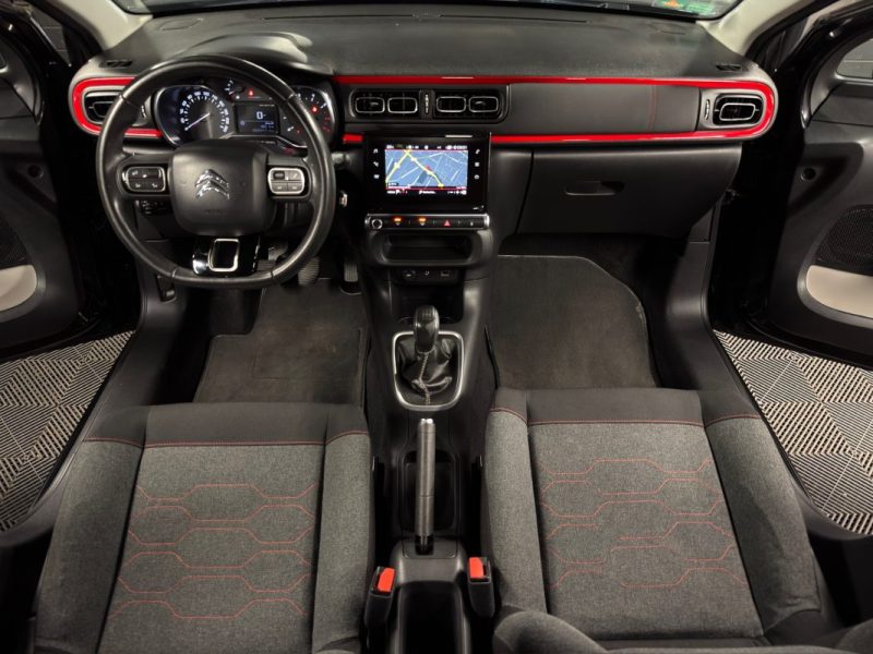 CITROEN C3 II SHINE 1.2 82 Cv 1ERE MAIN APPLE CARPLAY & ANDROID AUTO ECRAN TACTILE - GARANTIE 1 AN