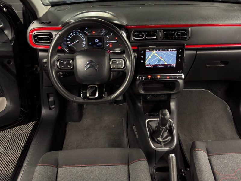 CITROEN C3 II SHINE 1.2 82 Cv 1ERE MAIN APPLE CARPLAY & ANDROID AUTO ECRAN TACTILE - GARANTIE 1 AN