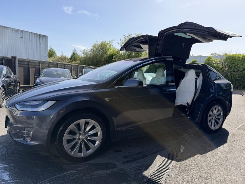 TESLA MODEL X 100D DUAL MOTOR 2018 6 PLACES INTERIEUR BLANC