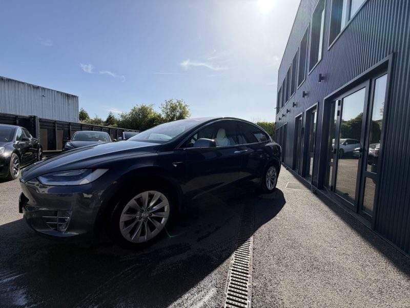 TESLA MODEL X 100D DUAL MOTOR 2018 6 PLACES INTERIEUR BLANC