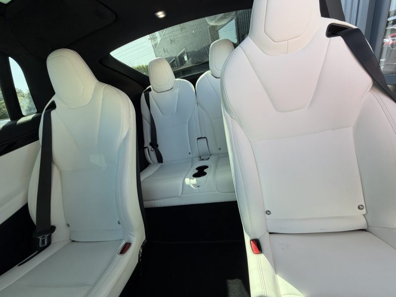 TESLA MODEL X 100D DUAL MOTOR 2018 6 PLACES INTERIEUR BLANC