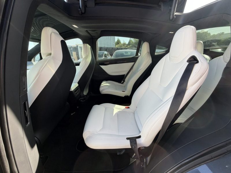 TESLA MODEL X 100D DUAL MOTOR 2018 6 PLACES INTERIEUR BLANC