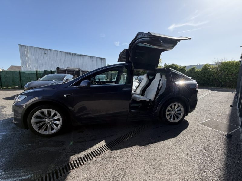 TESLA MODEL X 100D DUAL MOTOR 2018 6 PLACES INTERIEUR BLANC