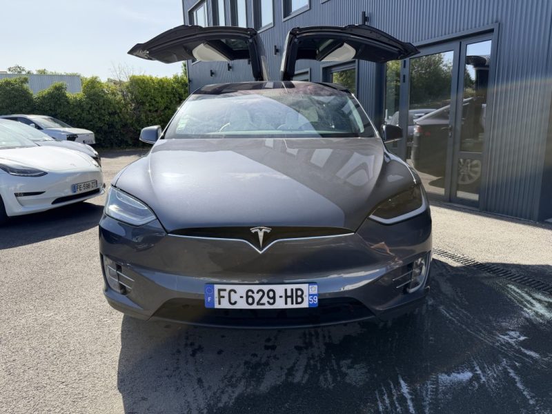 TESLA MODEL X 100D DUAL MOTOR 2018 6 PLACES INTERIEUR BLANC