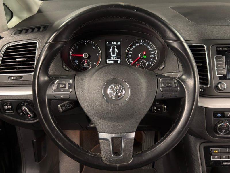 VOLKSWAGEN SHARAN II CARAT 2.0 TDI 177 Cv 1ERE MAIN / 7 PLACES DSG7 TOIT OUVRANT - GARANTIE 1 AN