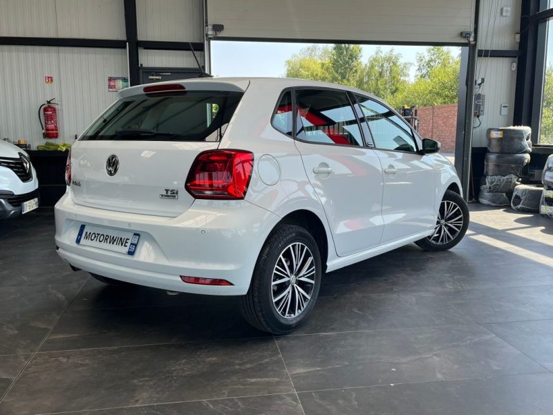 🔹Volkswagen Polo V 1.2TSI 90Ch Allstar ❄️ Climatisation📱 Bluetooth🛡️ Garantie 6 mois