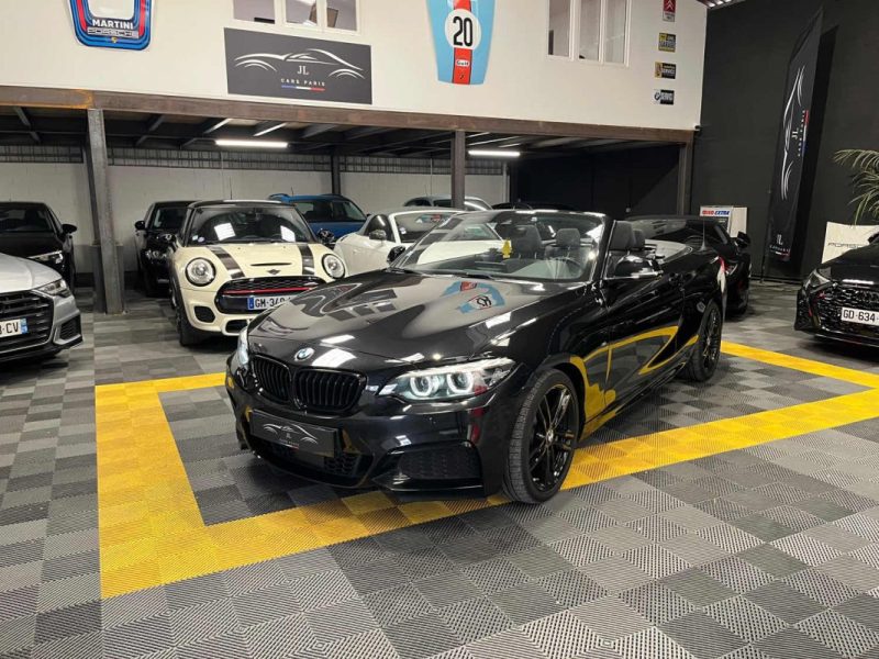 MAGNIFIQUE BMW SERIE 2 218i CABRIOLET 136 CH  (SUIVI D’ENTRETIEN, CARPLAY, SIÈGES CHAUFFANTS)