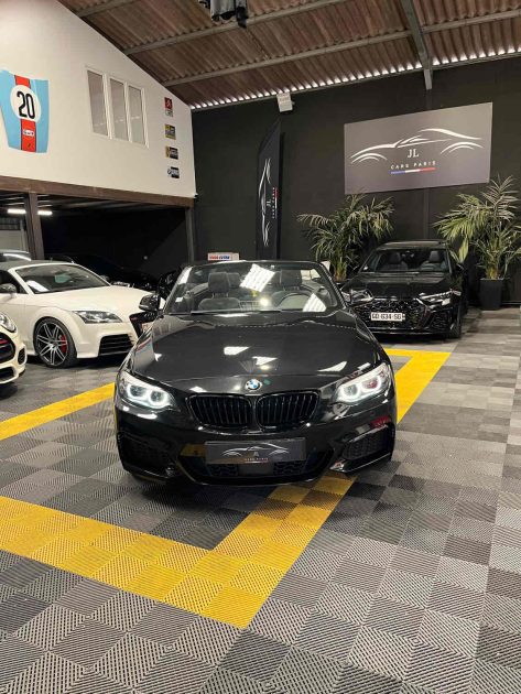 MAGNIFIQUE BMW SERIE 2 218i CABRIOLET 136 CH  (SUIVI D’ENTRETIEN, CARPLAY, SIÈGES CHAUFFANTS)