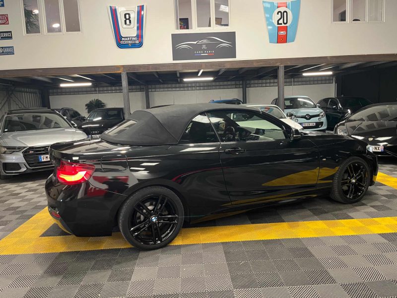 MAGNIFIQUE BMW SERIE 2 218i CABRIOLET 136 CH  (SUIVI D’ENTRETIEN, CARPLAY, SIÈGES CHAUFFANTS)