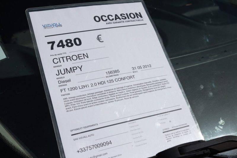 Citroën Jumpy L2H1 2.0 HDi Confort 128cv ✨ Distribution neuve - Bluetooth - Entretien complet 