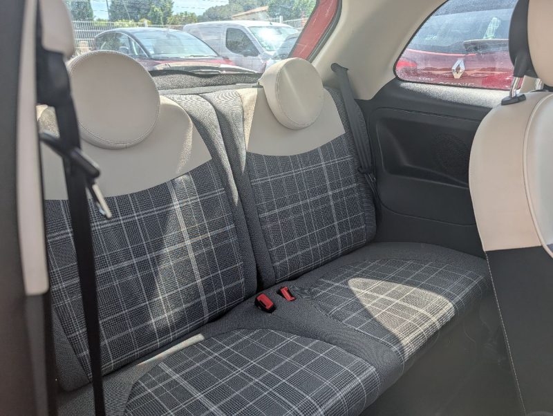 FIAT 500 SERIE 4  0.9 TWIN AIR 85CH LOUNGE TOIT PANORAMIQUE GARANTIE 12 MOIS