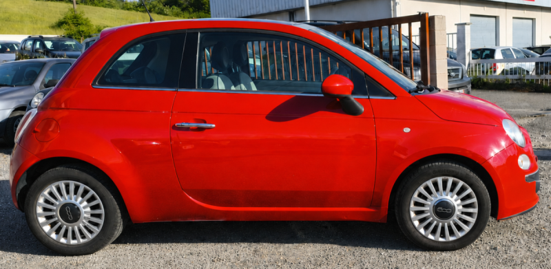 FIAT 500 phase II 1.2 LOUNGE 2011 Toit ouvrant
