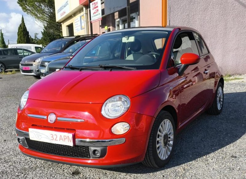 FIAT 500 phase II 1.2 LOUNGE 2011 Toit ouvrant