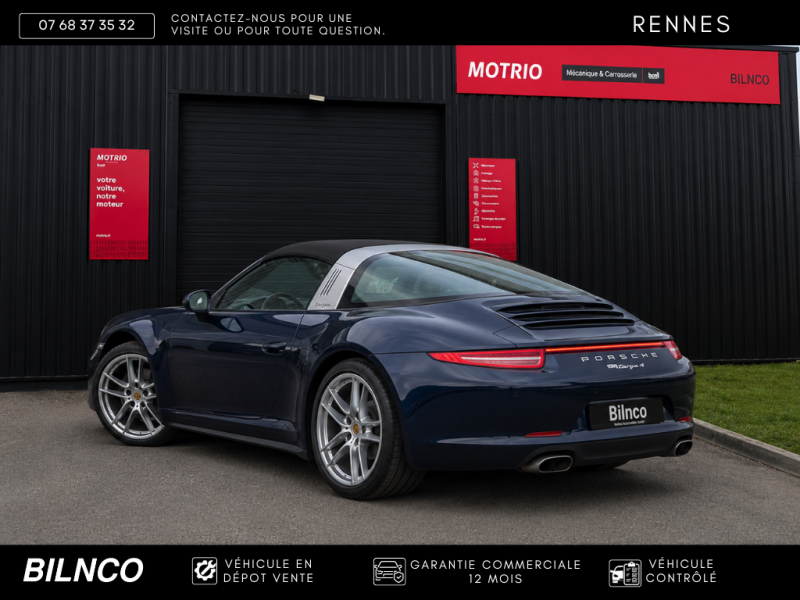 Porsche 911 Targa 4 - 3.4 350 CH PDK - 1ère Main - SUIVI POSRCHE