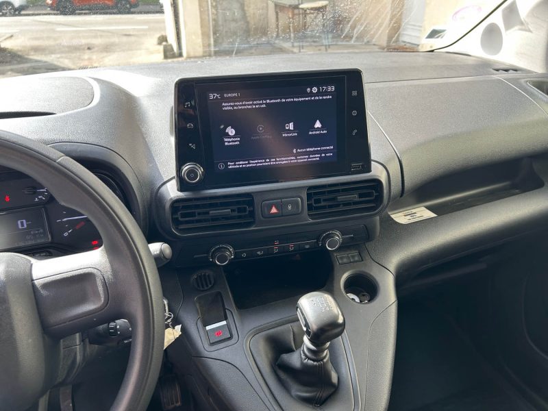CITROEN BERLINGO M 650 1.2 110 CONTROL 12/2021 PRIX HT : 4990 € PRIX TTC : 5990