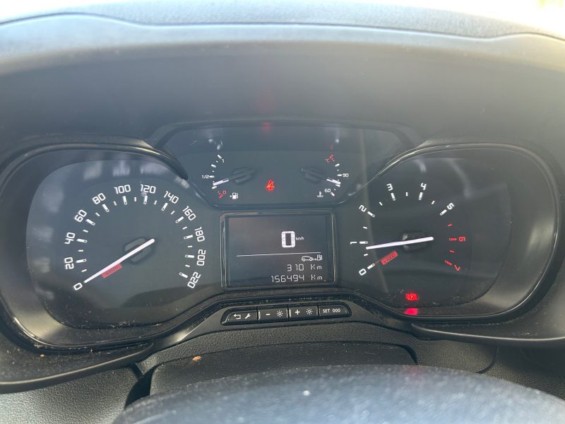 CITROEN BERLINGO M 650 1.5 BLUE HDI 100 CONTROL 03/2021 PRIX HT : 7491 € PRIX TTC : 8990 €