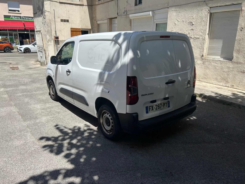CITROEN BERLINGO M 650 1.5 BLUE HDI 100 CONTROL 03/2021 PRIX HT : 7491 € PRIX TTC : 8990 €