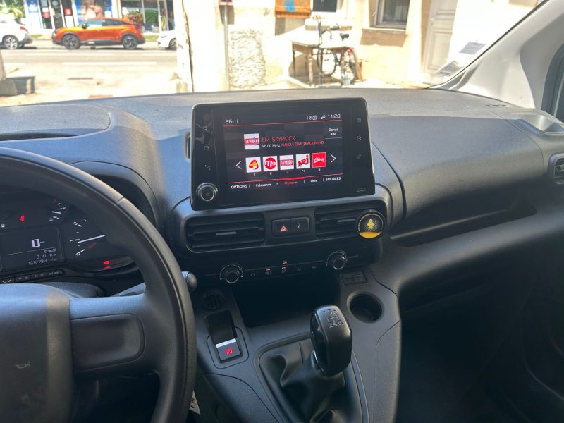 CITROEN BERLINGO M 650 1.5 BLUE HDI 100 CONTROL 03/2021 PRIX HT : 7491 € PRIX TTC : 8990 €