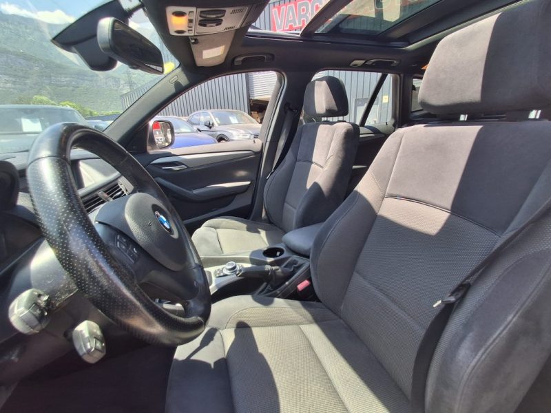 BMW  X1 20D 177 CV XDRIVE PACK M SPORT DESIGN BVA TOIT OUVRANT PANORAMIQUE 