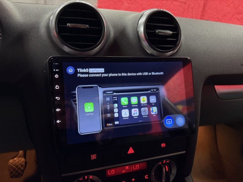 🟢 CarPlay Audi A3 1.4 TFSI 125 cv 1er Main / Ecran /  GPS / Bluetooth / Netflix / Waze