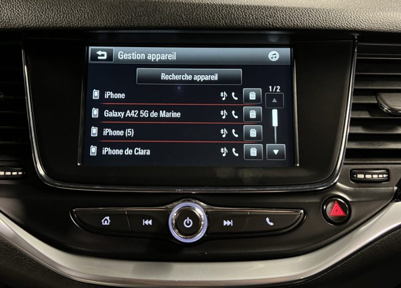 OPEL ASTRA V INNOVATION 1.0 TURBO 105 Cv EcoFLEX APPLE CARPLAY & ANDROID / 5 PORTES - GARANTIE 1 AN