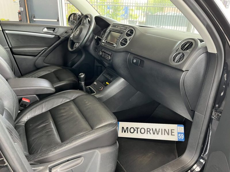 🔹Volkswagen Tiguan 2.0 TDI 140 Ch CARAT☀️ Toit ouvrant panoramique🛋️ Intérieur cuir🔥 Sièges chauf