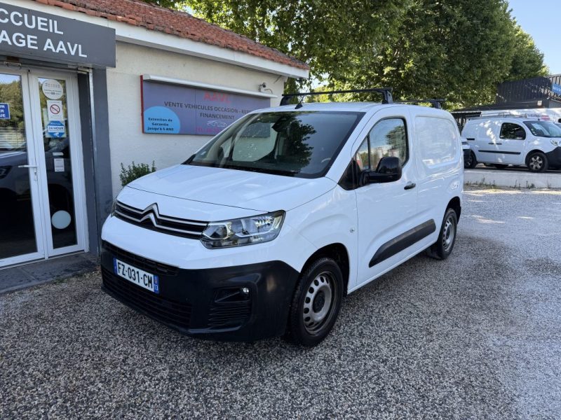 CITROEN BERLINGO 1.5 HDI 100 CAMERA CAR PLAY 3 PLACES 1000KG ATTELAGE  2021