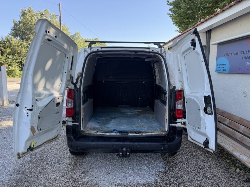 CITROEN BERLINGO 1.5 HDI 100 CAMERA CAR PLAY 3 PLACES 1000KG ATTELAGE  2021