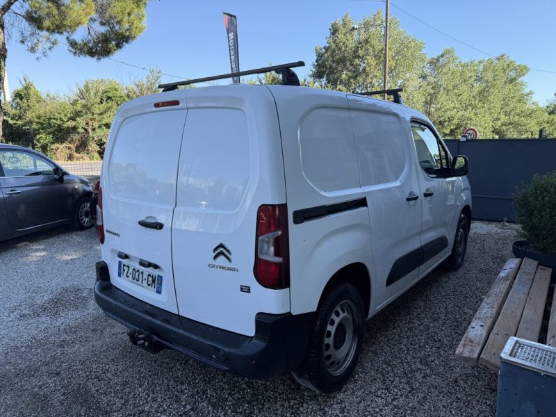 CITROEN BERLINGO 1.5 HDI 100 CAMERA CAR PLAY 3 PLACES 1000KG ATTELAGE  2021