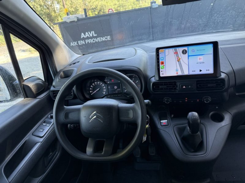 CITROEN BERLINGO 1.5 HDI 100 CAMERA CAR PLAY 3 PLACES 1000KG ATTELAGE  2021