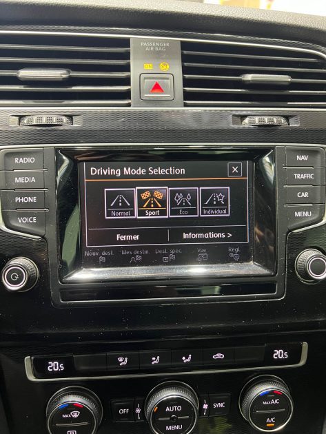 VOLKSWAGEN GOLF 7 2.0 TDI 184 GTD, Toit Ouvrant, Sport and Sound, Keyless, Garantie