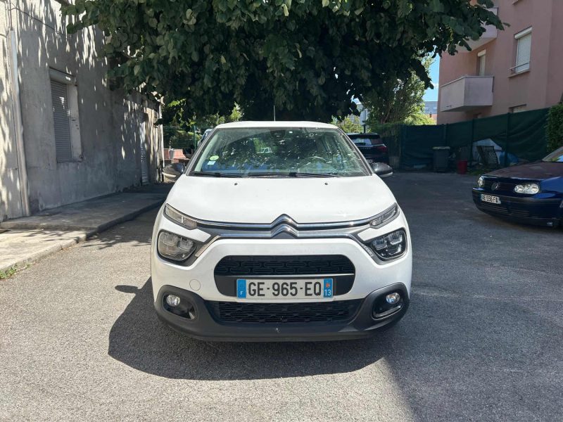 CITROEN C3 2 PLACES 1.5 BLUE HDI 100 FEEL 01/2022 PRIX HT : 6658 € PRIX TTC : 7990 €