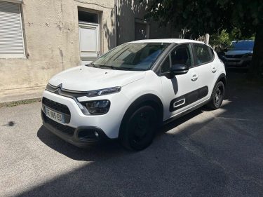CITROEN C3 2 PLACES 1.5 BLUE HDI 100 FEEL 01/2022 PRIX HT : 6658 € PRIX TTC : 7990 €