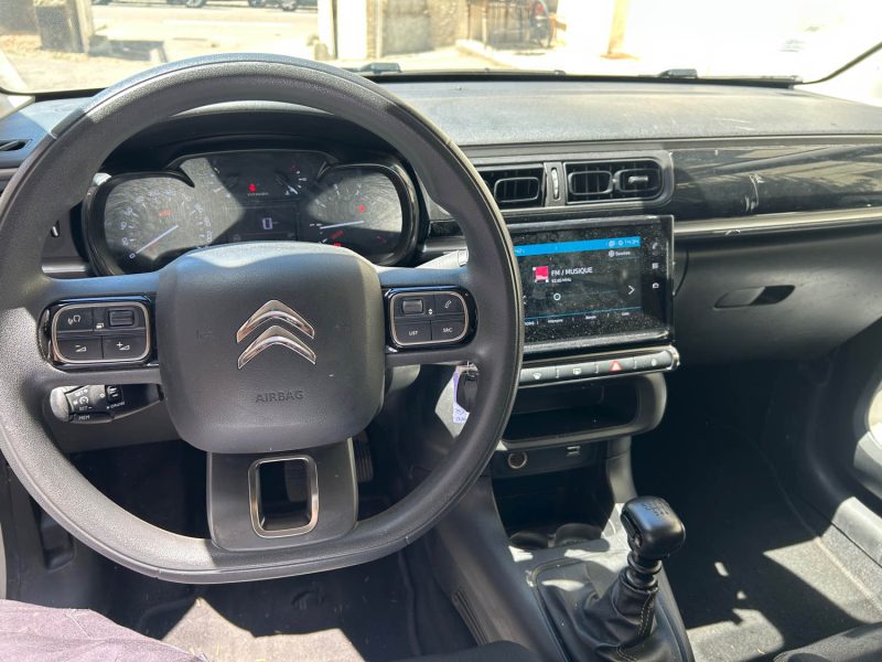 CITROEN C3 2 PLACES 1.5 BLUE HDI 100 FEEL 01/2022 PRIX HT : 6658 € PRIX TTC : 7990 €