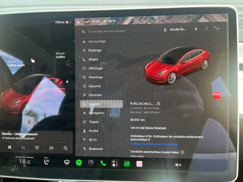 TESLA MODEL 3 LONG RANGE DUAL MOTOR 9CV AWD 75 KWH
