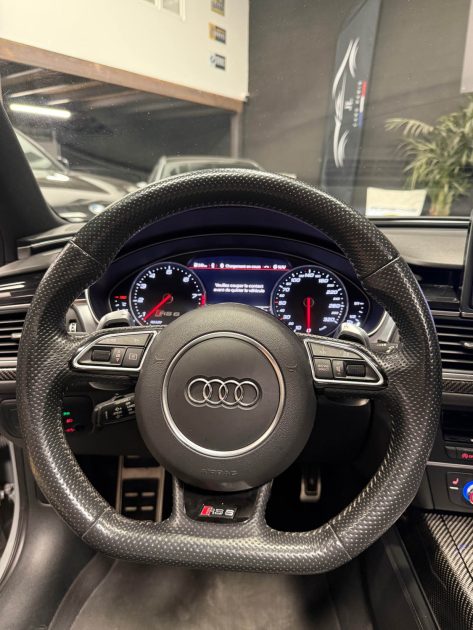 AUDI RS6 PERFORMANCE QUATTRO 4.0 V8 TFSI 605CH PACK DYNAMIQUE+CARBONE (TOIT OUVRANT PANORAMIQUE)⭐️⭐️⭐️⭐️