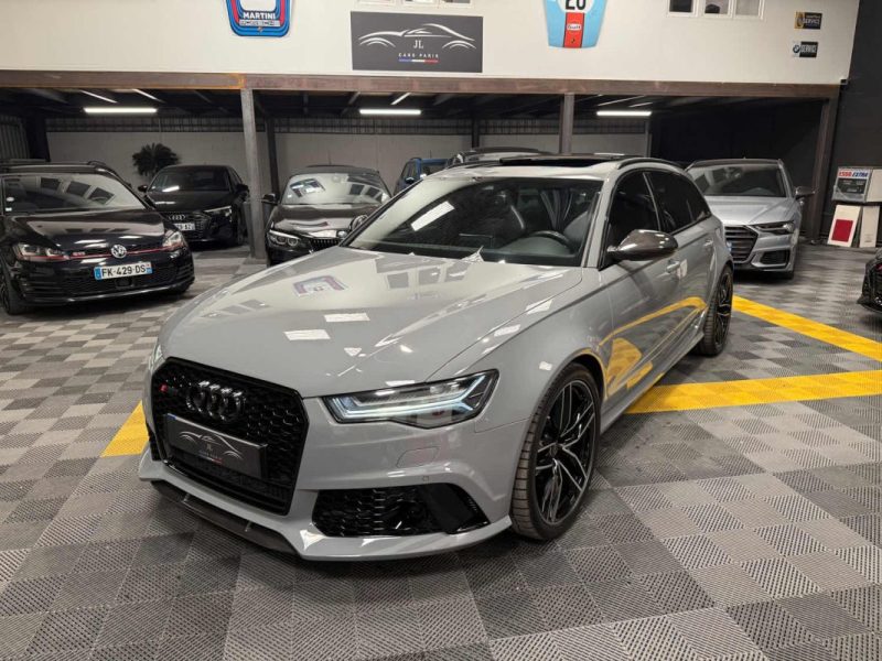 AUDI RS6 PERFORMANCE QUATTRO 4.0 V8 TFSI 605CH PACK DYNAMIQUE+CARBONE (TOIT OUVRANT PANORAMIQUE)⭐️⭐️⭐️⭐️