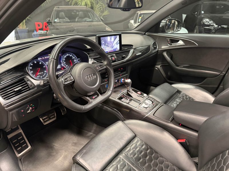 AUDI RS6 PERFORMANCE QUATTRO 4.0 V8 TFSI 605CH PACK DYNAMIQUE+CARBONE (TOIT OUVRANT PANORAMIQUE)⭐️⭐️⭐️⭐️