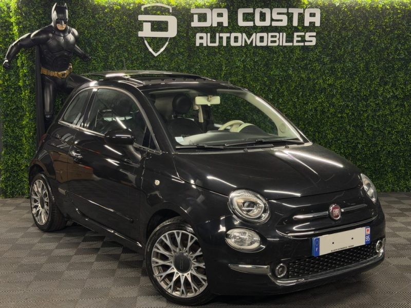 FIAT 500 II PHASE 2 LOUNGE 0.9 85 Cv - INTERIEUR CUIR TOIT PANO CritAir1 - GARANTIE 1 AN